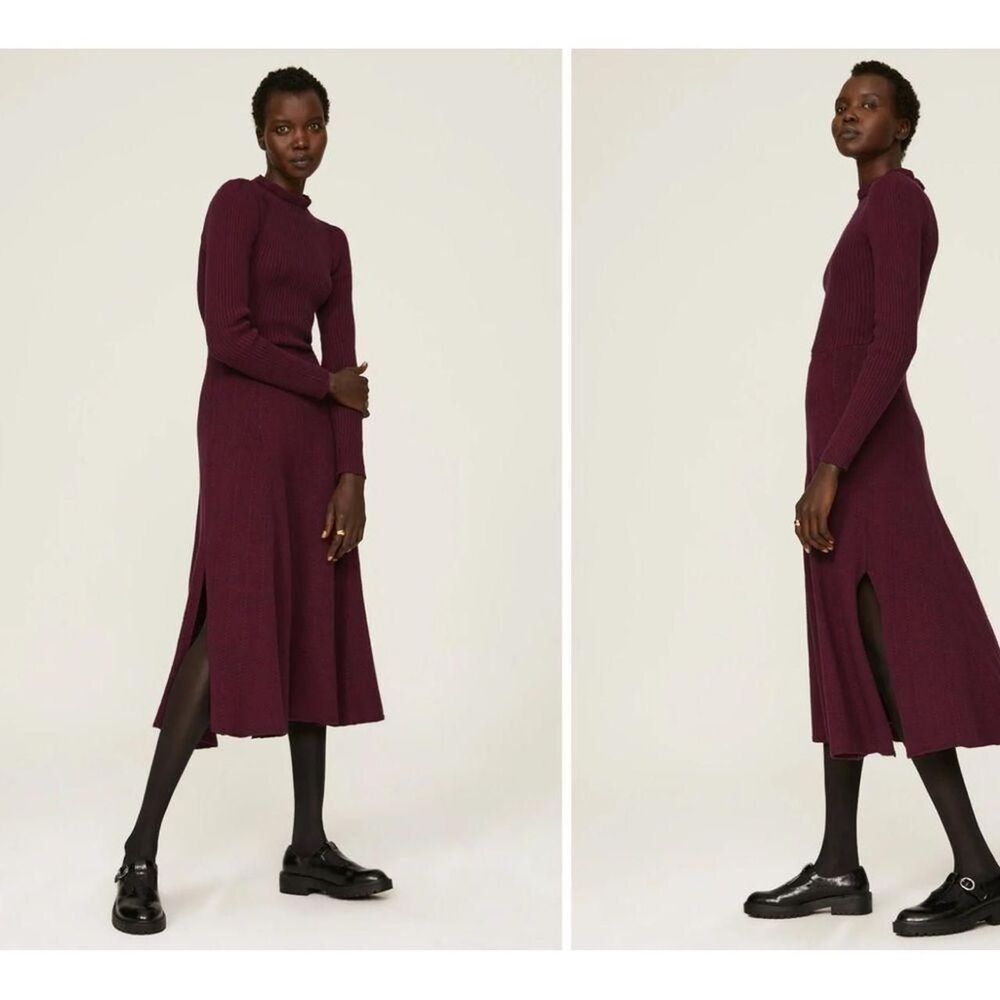 Pamela Love Maroon Sweater Dress